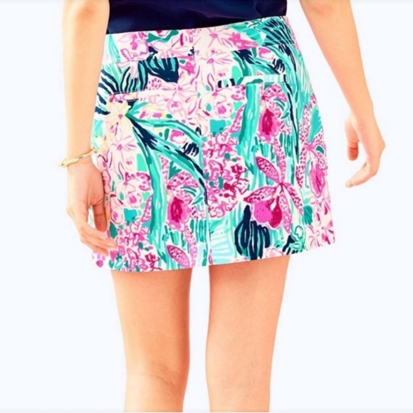 Lilly Pulitzer Nicki Skort Via Flora - 14 - Picture 3 of 11